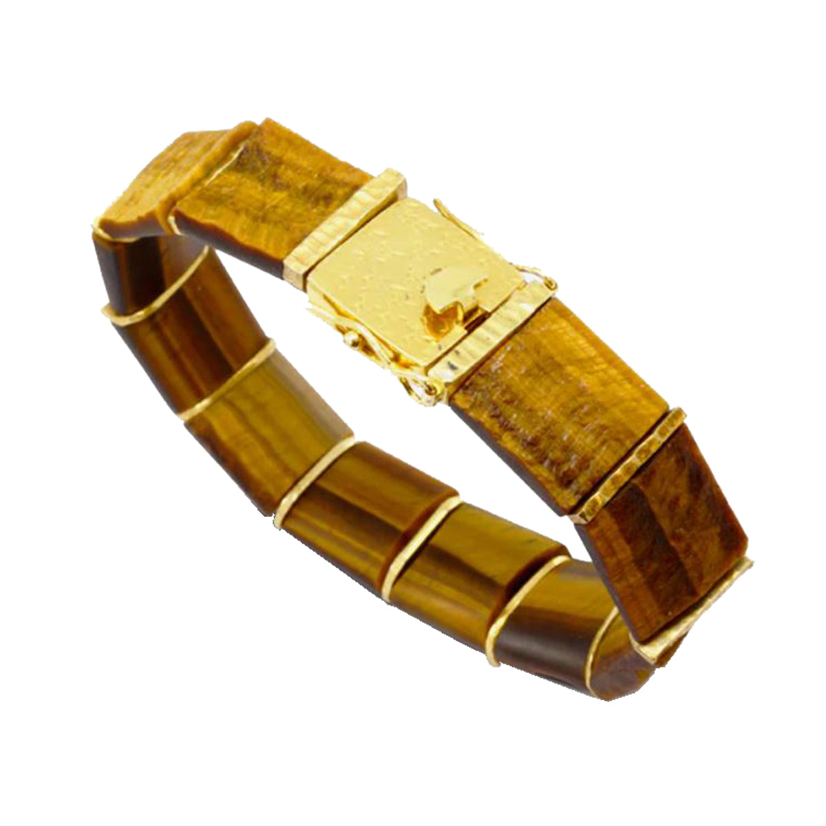 Tiger Eye Tab Bracelet