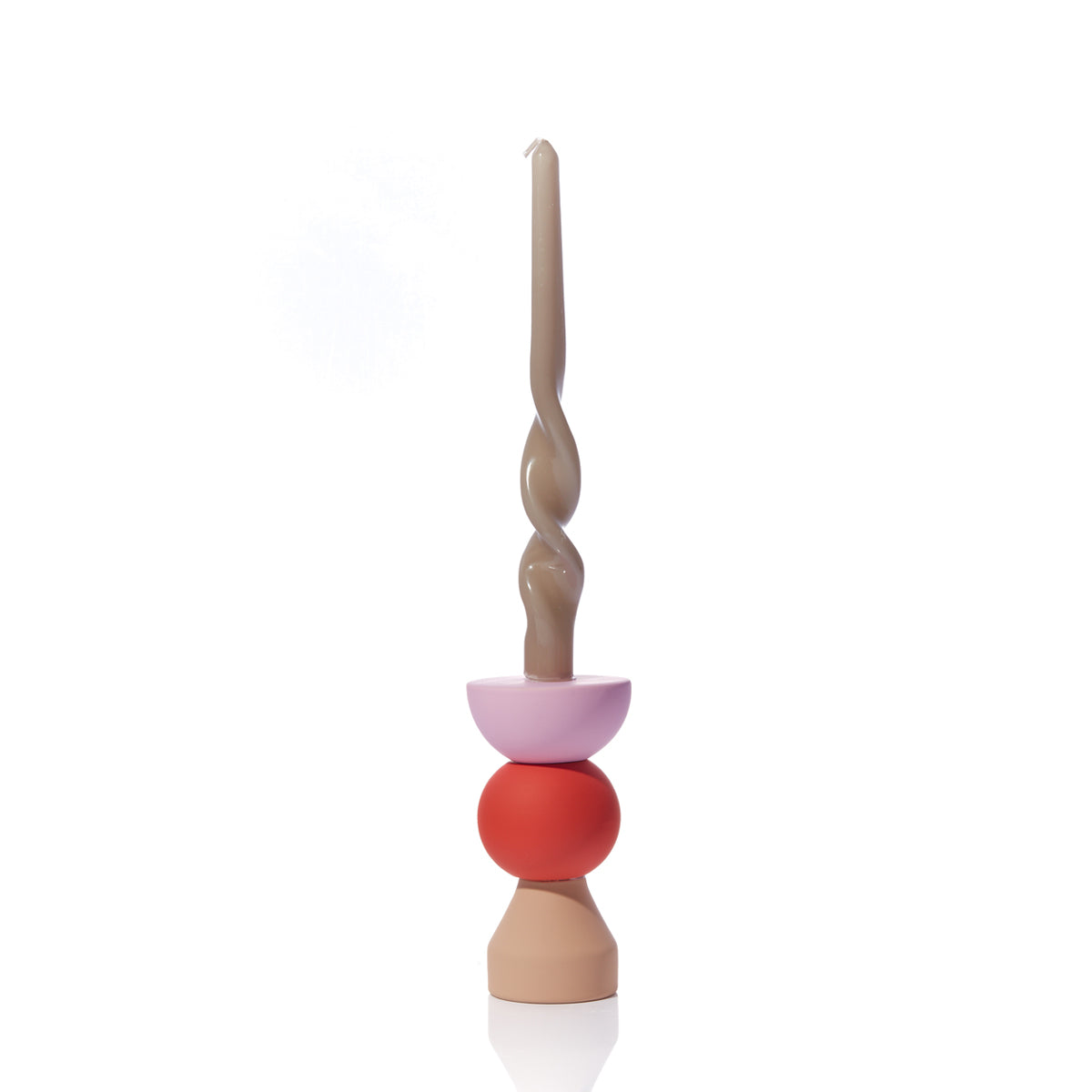 Tomato Medium Candlestick Holder