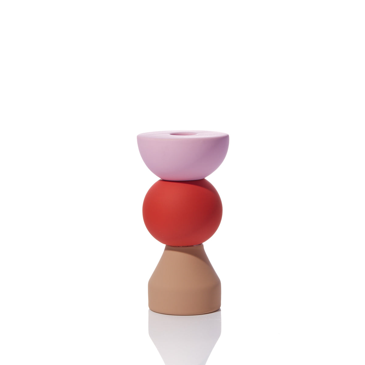 Tomato Medium Candlestick Holder