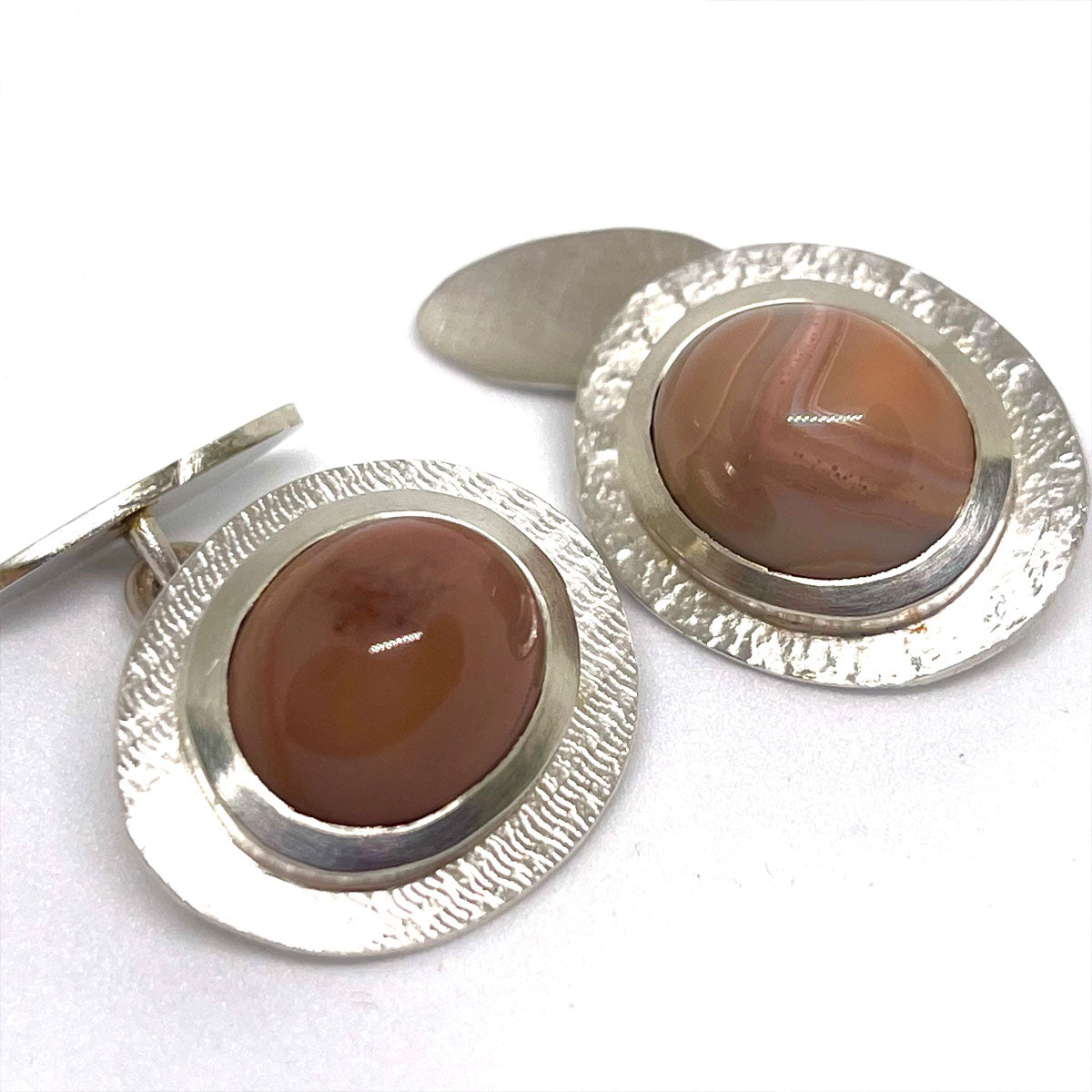 Prink Victorian Rhodochrosite Cufflinks