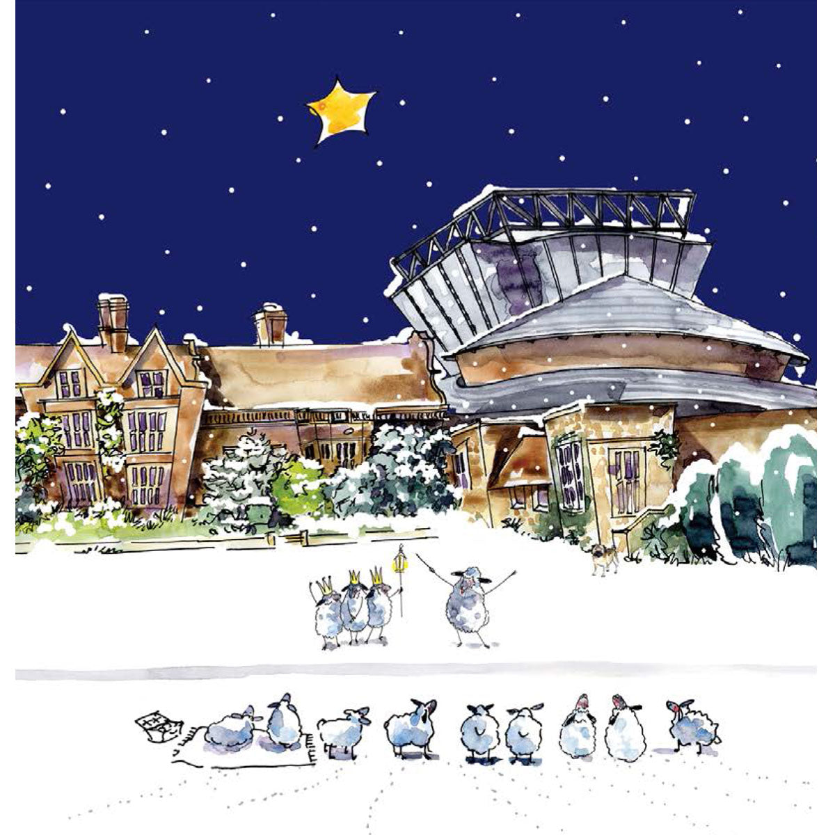 Shepherds Choir & We Three Kings Glyndebourne Christmas Card Pack By Isobel Bushell