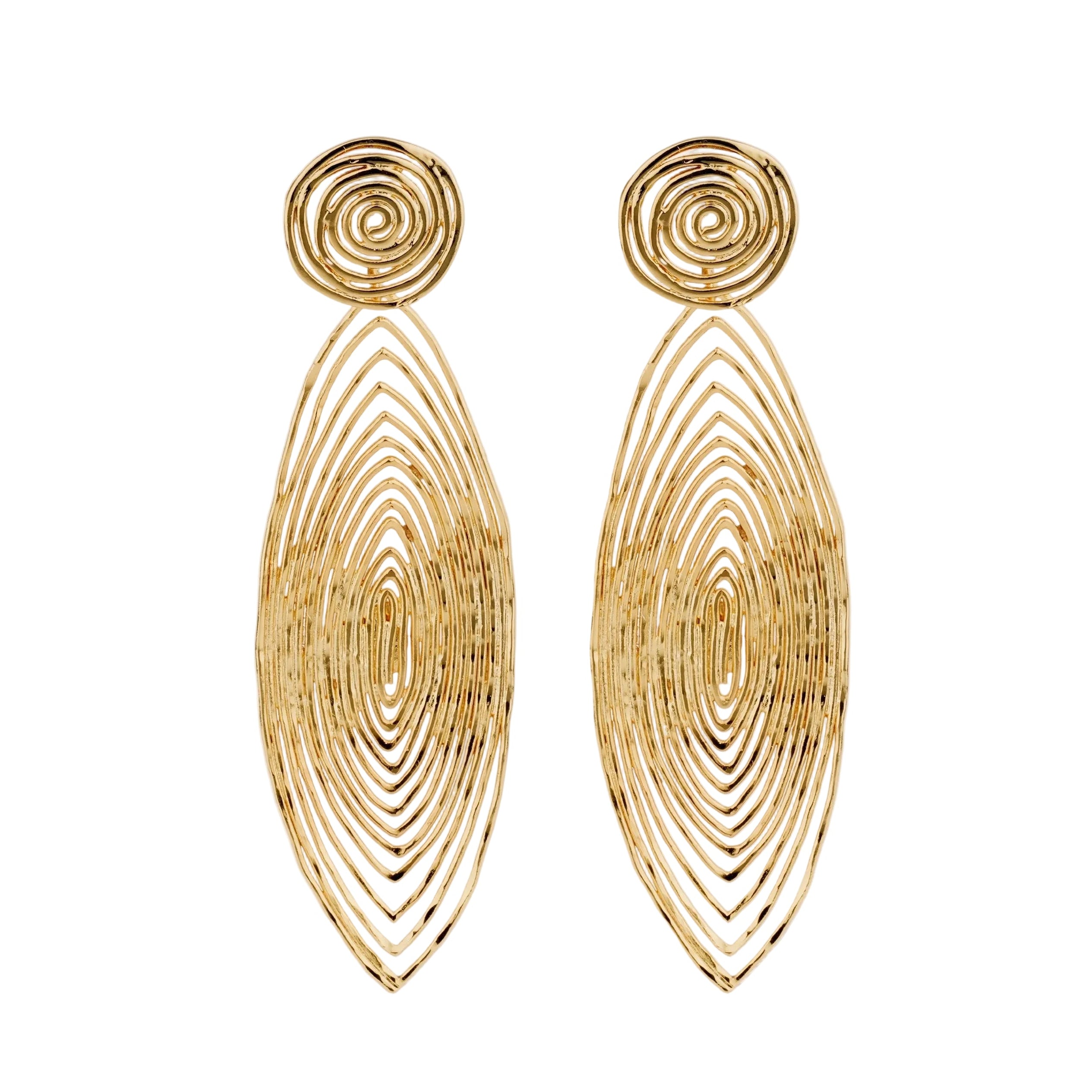 gold earrings