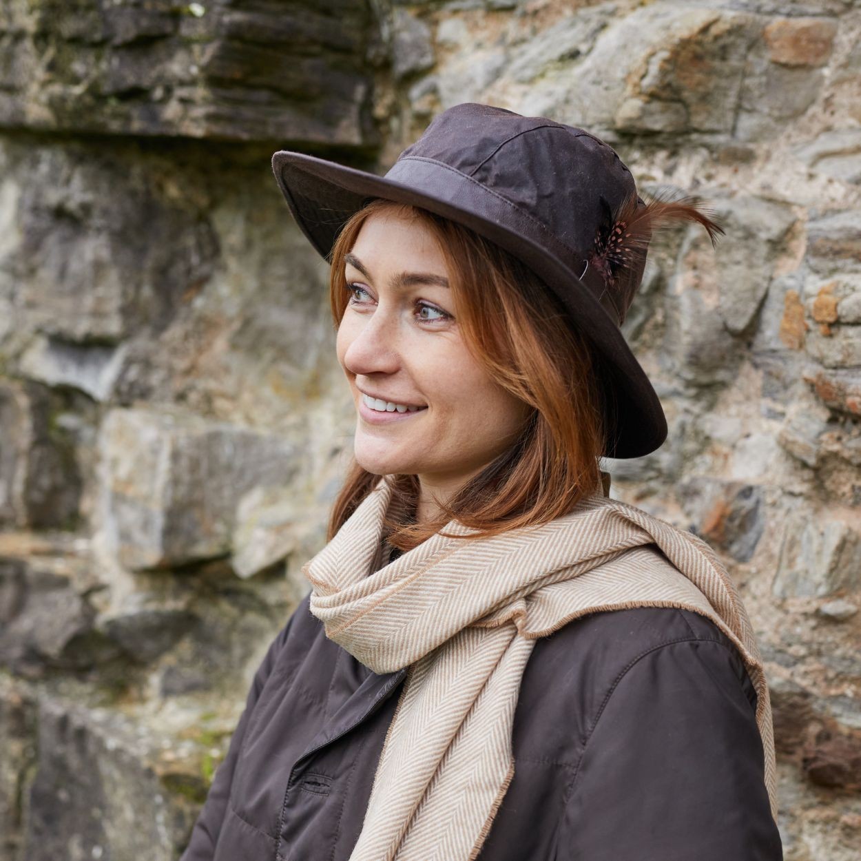 Brown Aussie Wax Hat