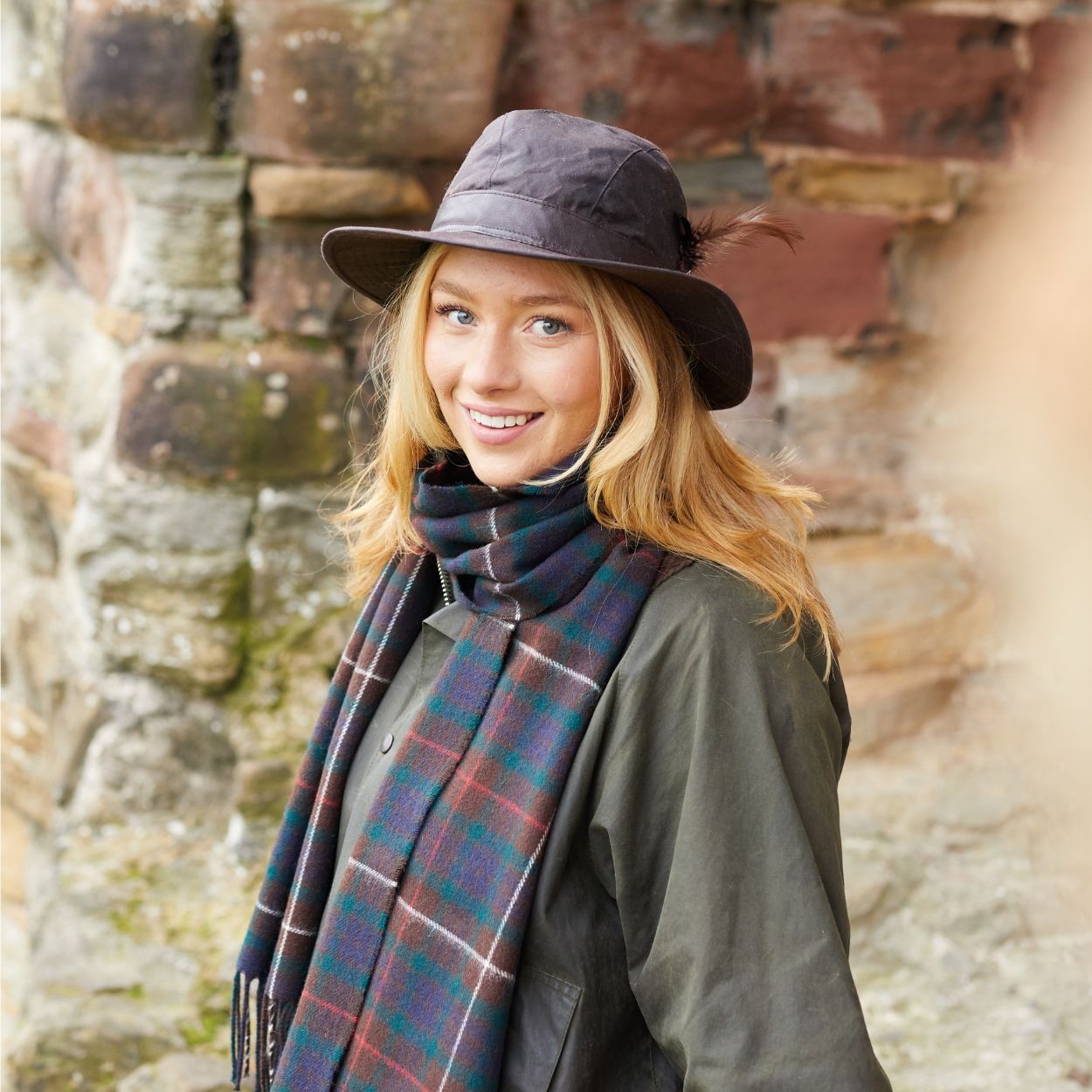 Brown Aussie Wax Hat