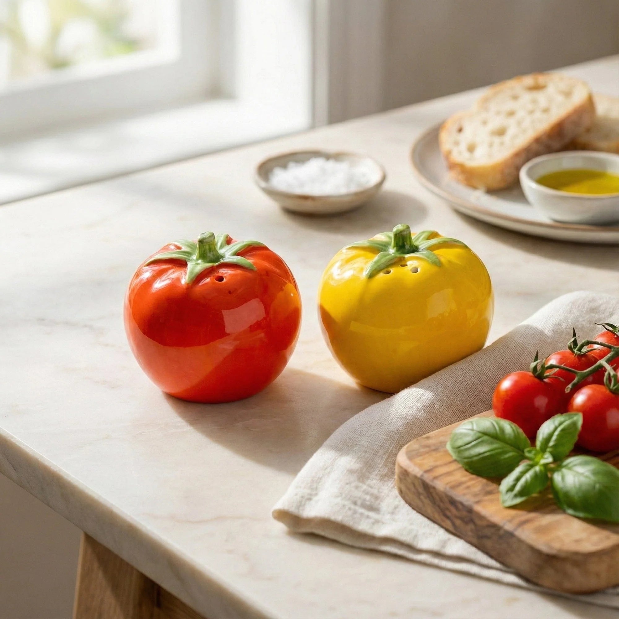 Tomato Salt & Pepper Shakers