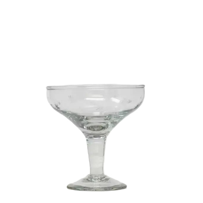 Etched Stars Champagne Coupe