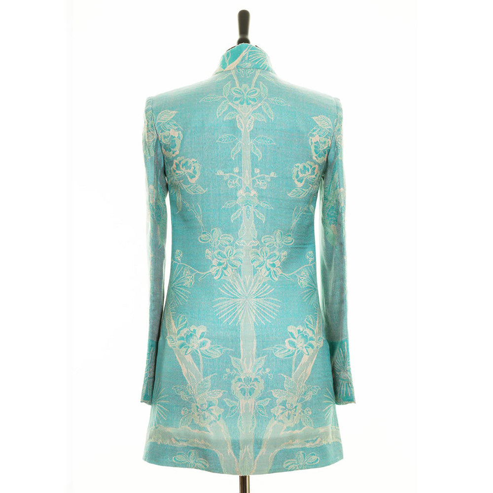 Arundel Pale Cyan Cashmere Silk Jacket