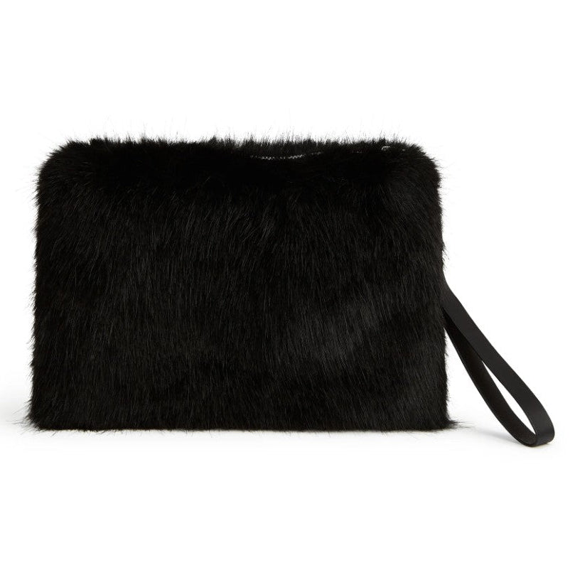 Jet Faux Fur Clutch Bag