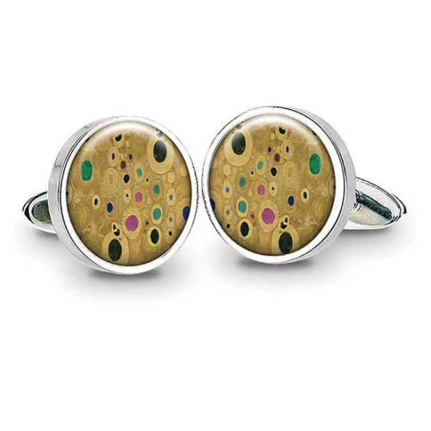 klimt gold cufflinks