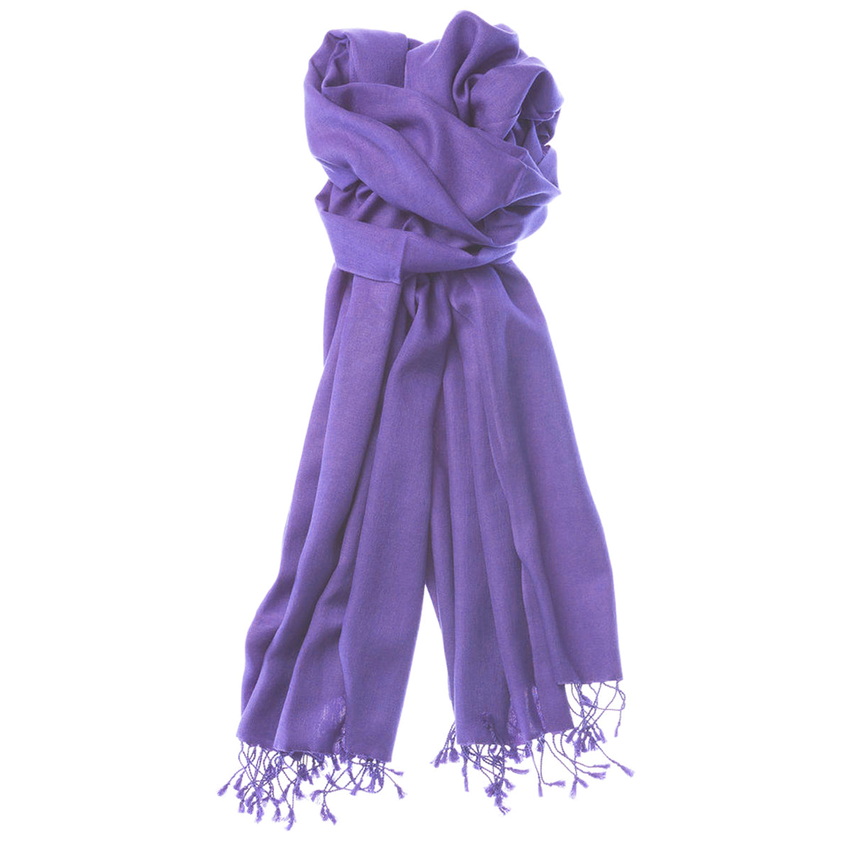 Lilac Blue Cashmere Scarf