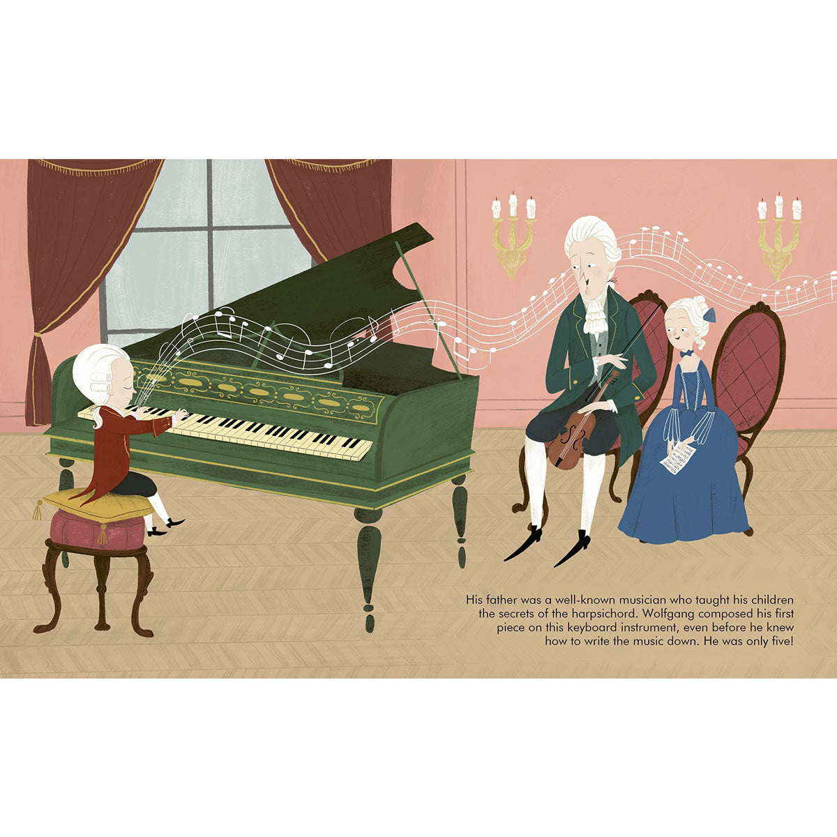 Little People Big Dreams: Mozart by Maria Vegara & Lia Visirin