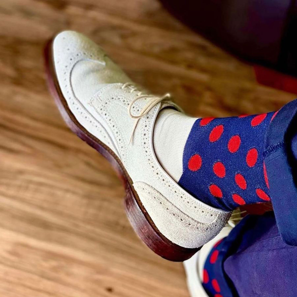 Mayfair Scarlet Egyptian Cotton Socks