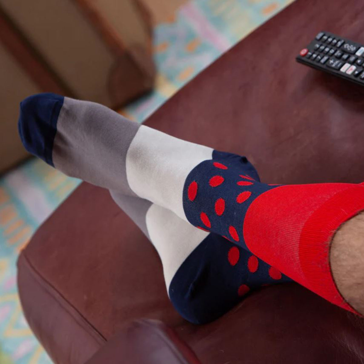 Mayfair Scarlet Egyptian Cotton Socks