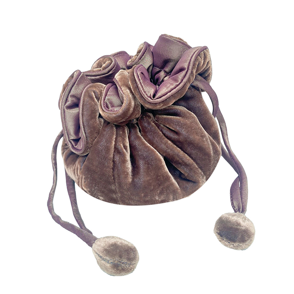 Mink Velvet Draw Pull Pouch