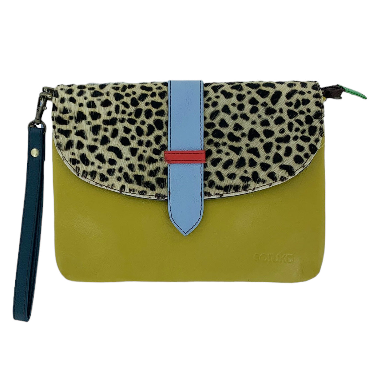 Mustard Leather Saddle Bag