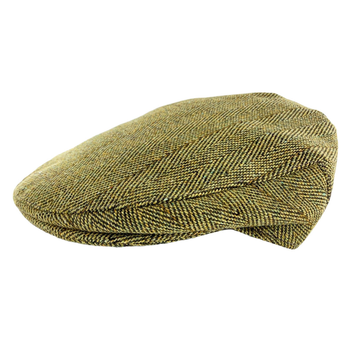 Olive Tweed Flat Cap