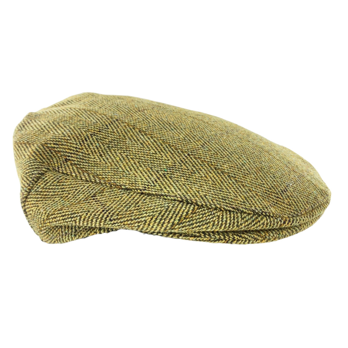 Olive Tweed Flat Cap