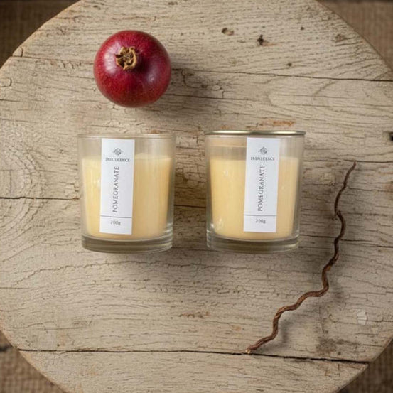 Pomegranate Glass Jar Candle