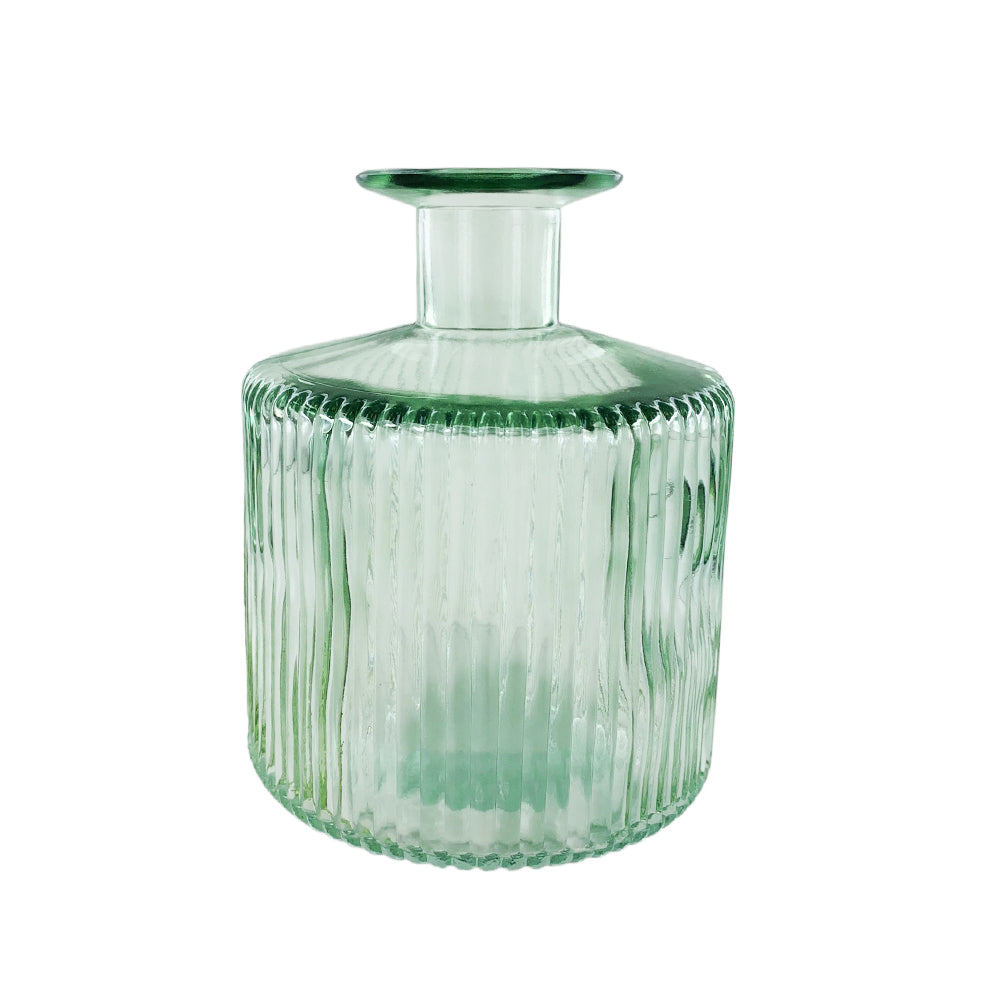 Recycled Green Glass Bottle Vase