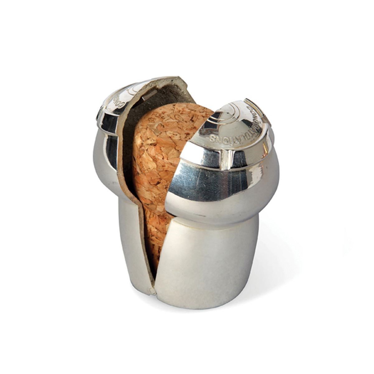 Silver Champagne Cork Keeper