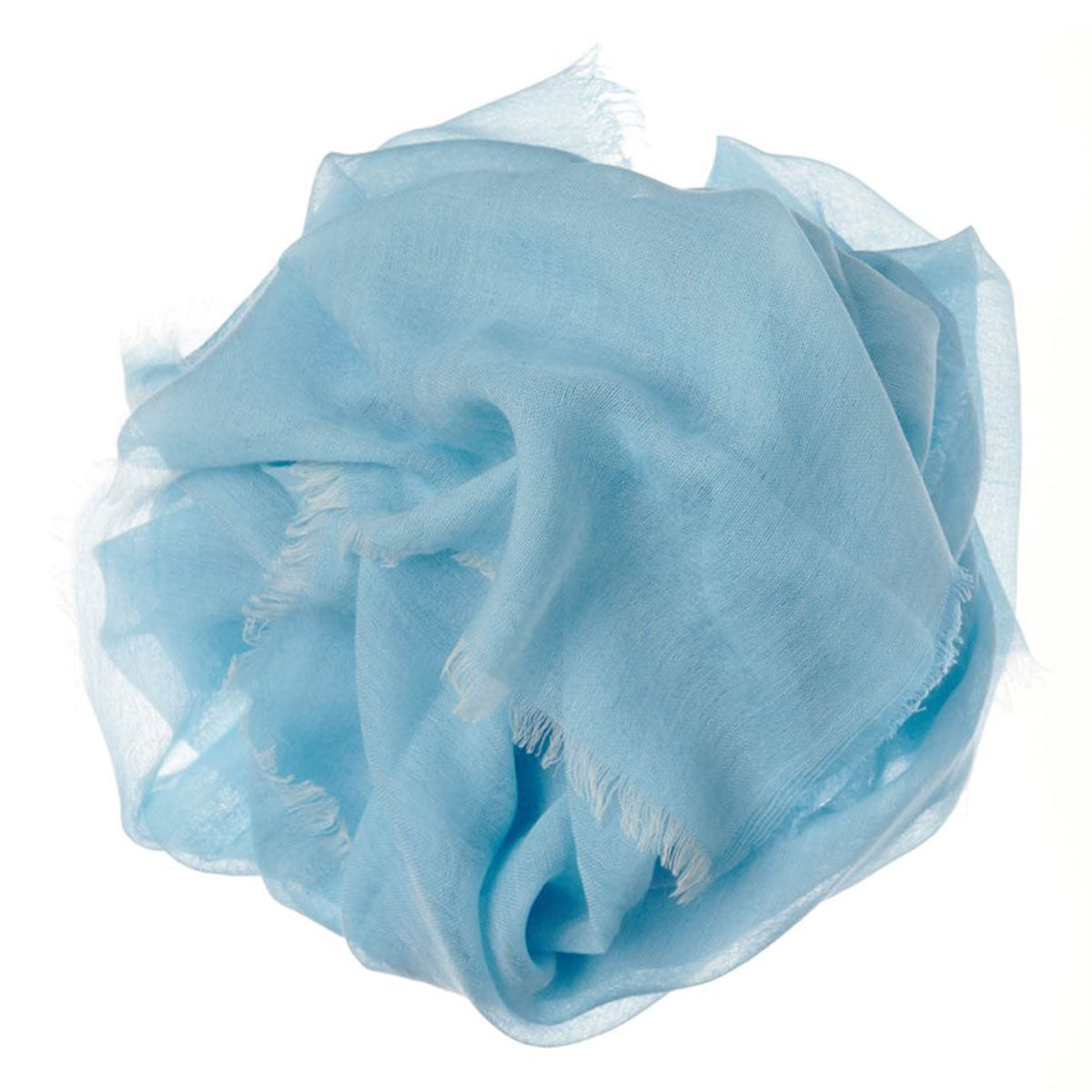 Sky Blue Cashmere Scarf