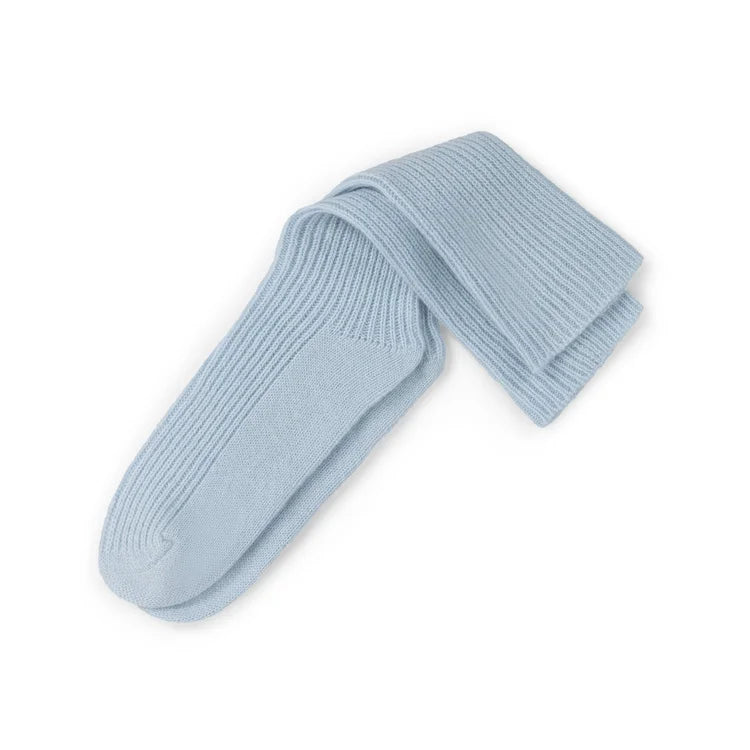 blue cashmere socks