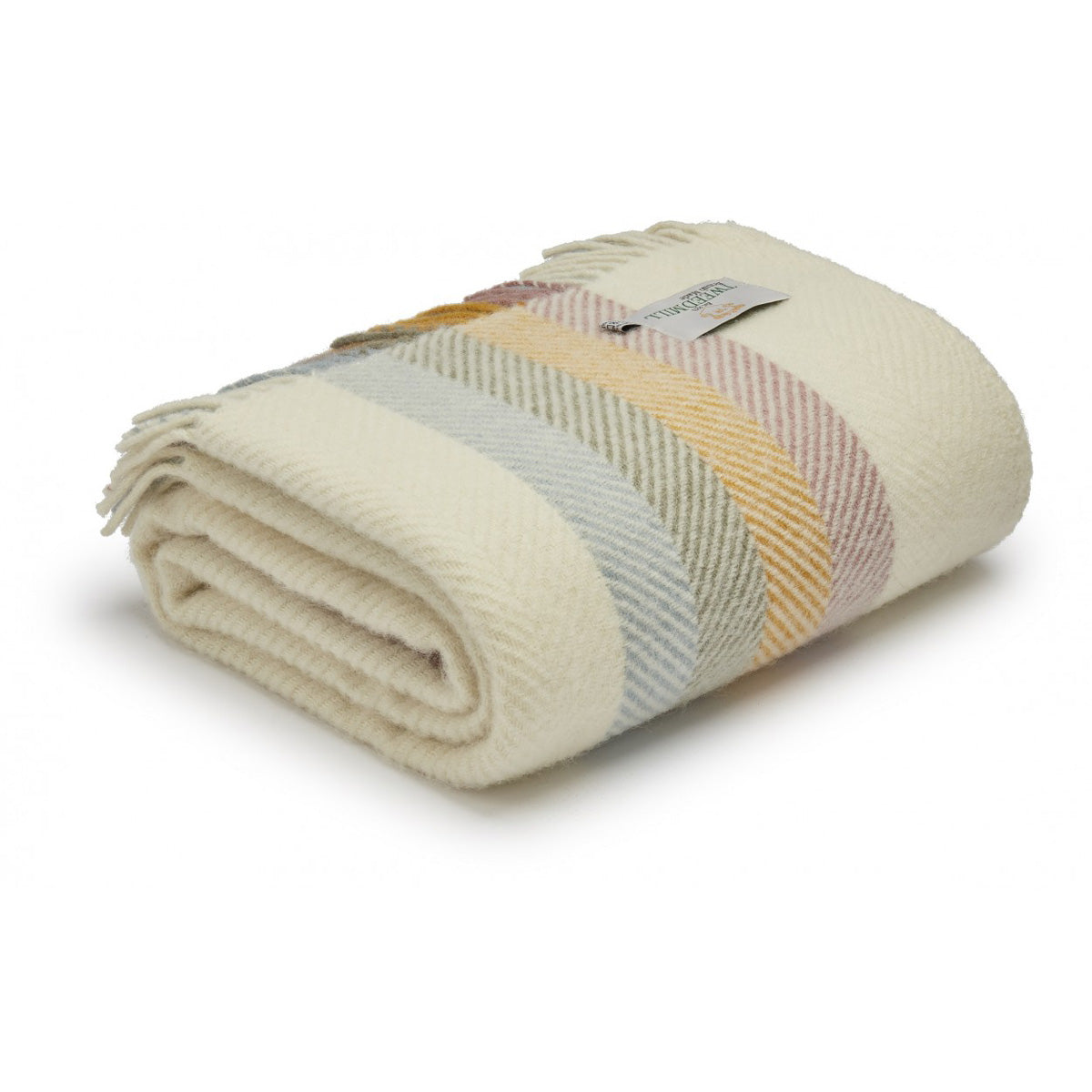 Stripe Primrose Pure New Wool Throw