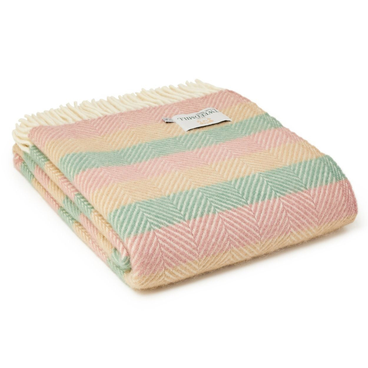 Summer Breeze Stripe Pure New Wool Throw