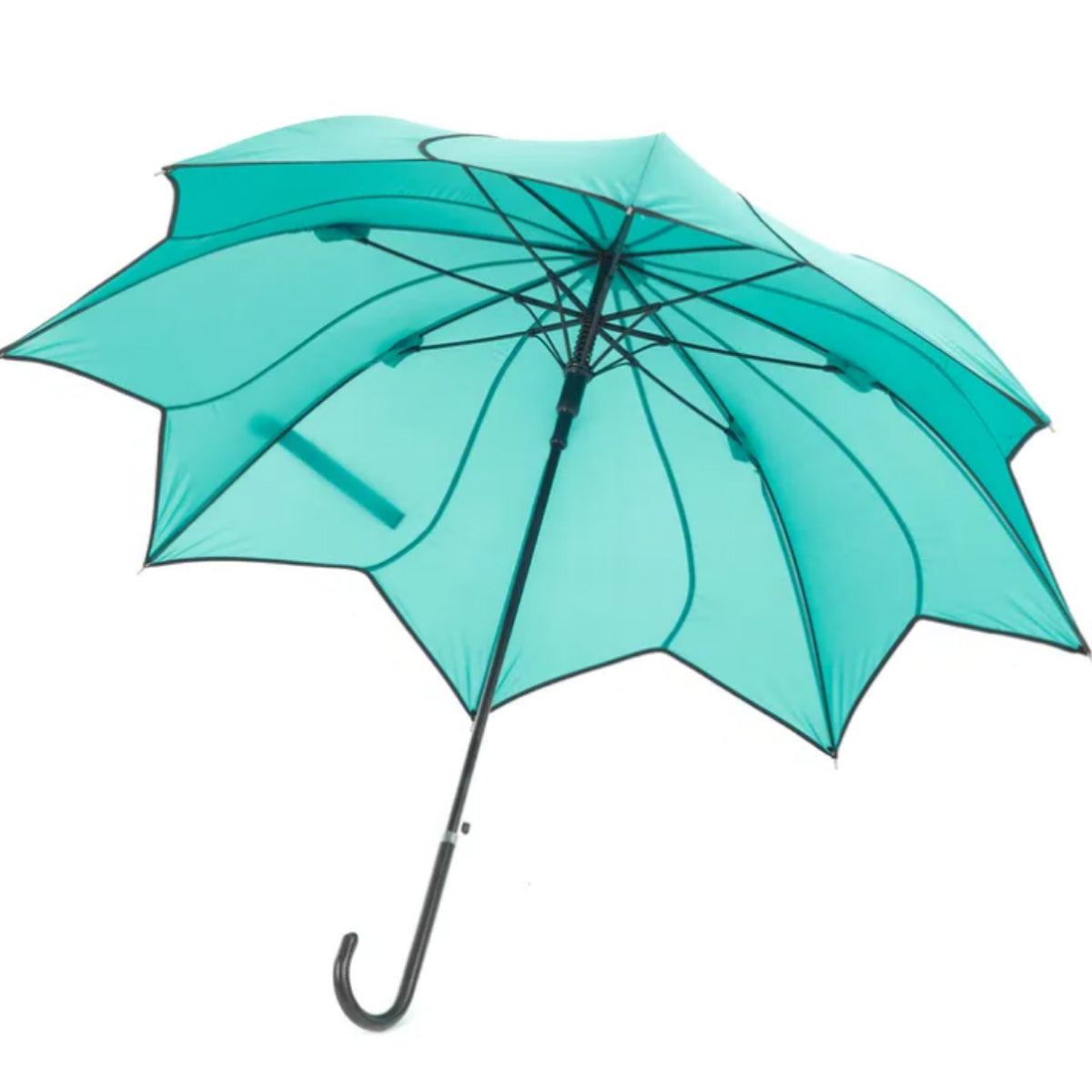 Teal Swirl Umbrella