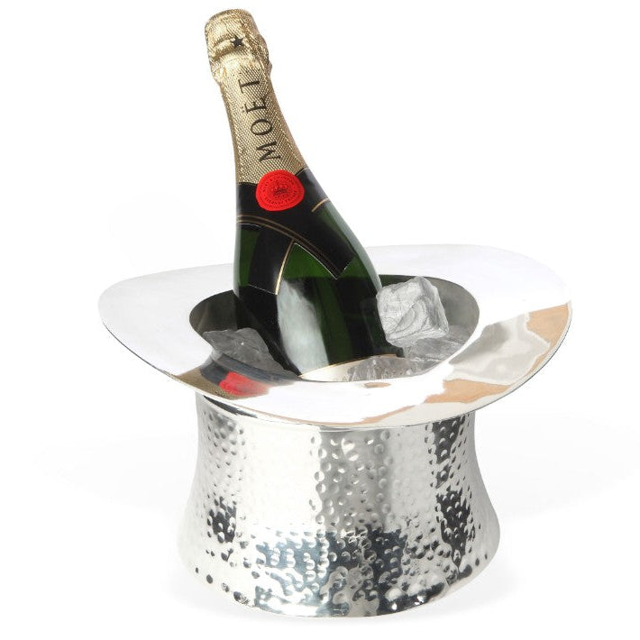 Top Hat Silver Wine Cooler