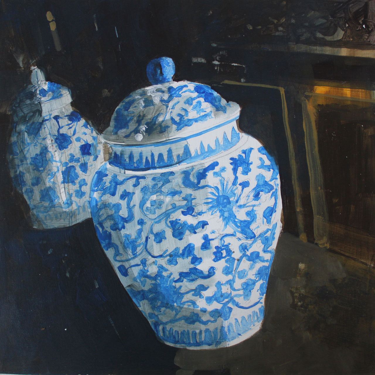 Oriental Jars in the Organ Room 6.6.23 by Julian Sutherland-Beatson