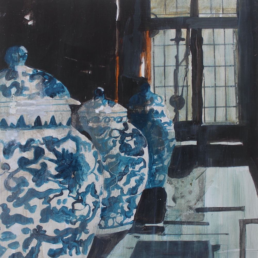 Oriental vases in the Old Green Room (2) 10.7.23 by Julian Sutherland-Beatson