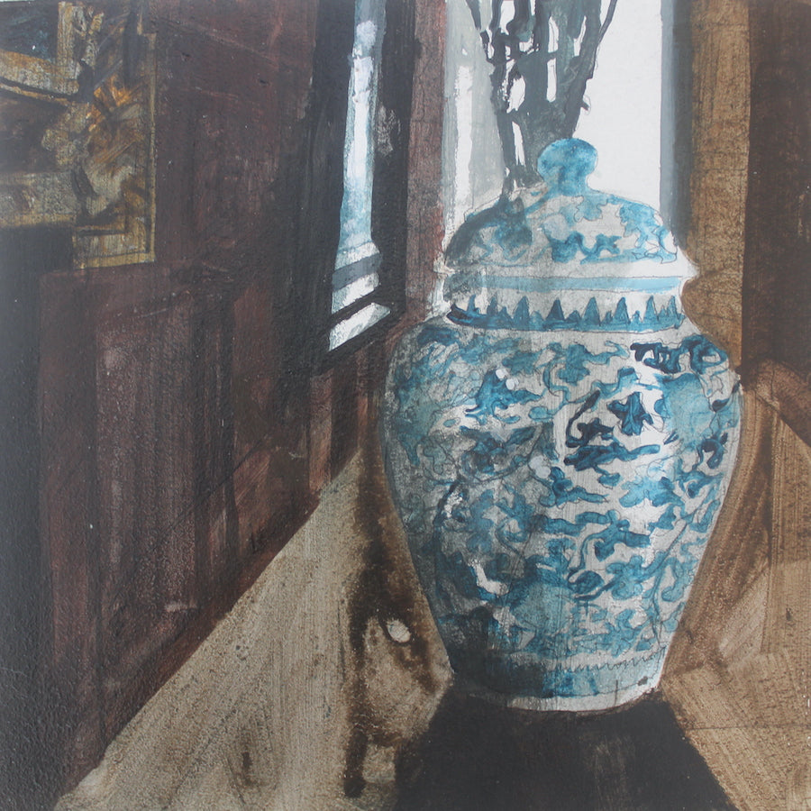 Oriental jar in the Organ Room 5.8.23 by Julian Sutherland-Beatson