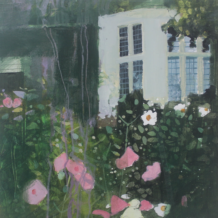 Window to the Organ Room with Flower Border 16.8.23 by Julian Sutherland-Beatson