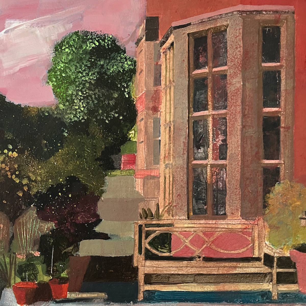 Window to the Organ Room #2 24.7.24 By Julian Sutherland-Beatson