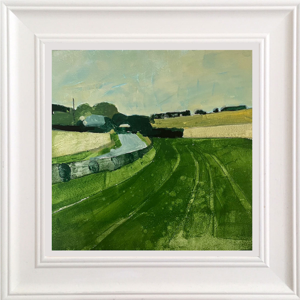 Approaching Glyndebourne from Ringmer 5.8.24 By Julian Sutherland-Beatson