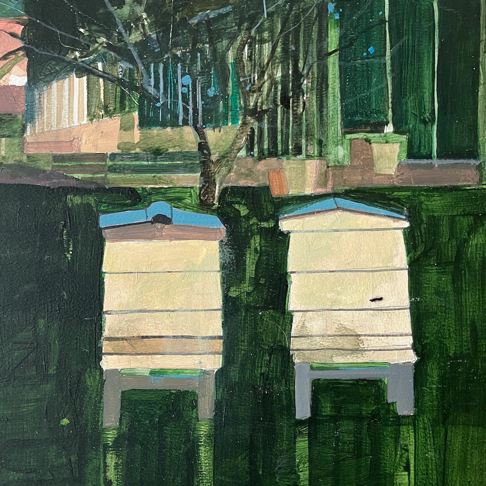Beehives in the gardens 2026 By Julian Sutherland-Beatson
