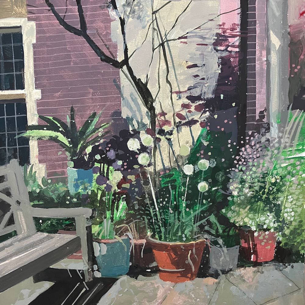 Potted plants 8.06.26 By Julian Sutherland-Beatson