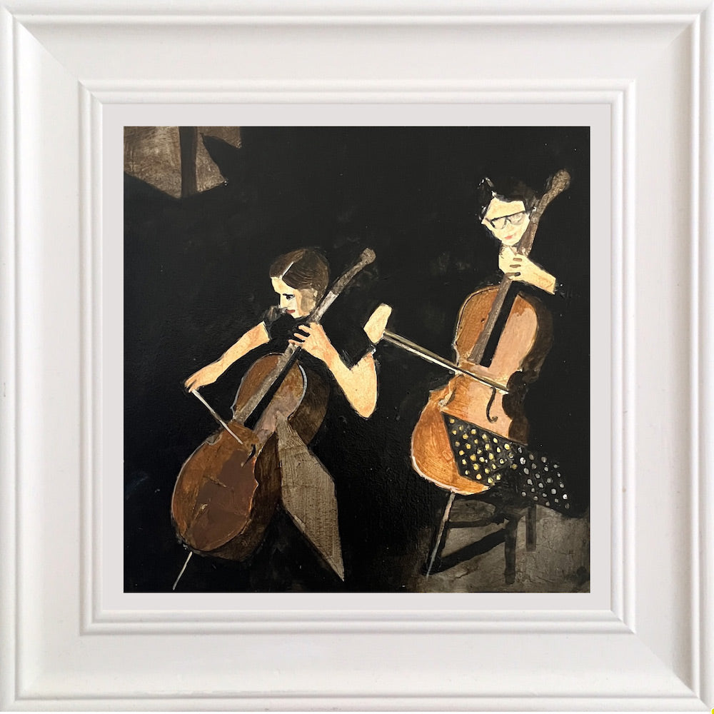Two cellists 22.6.26 By Julian Sutherland-Beatson