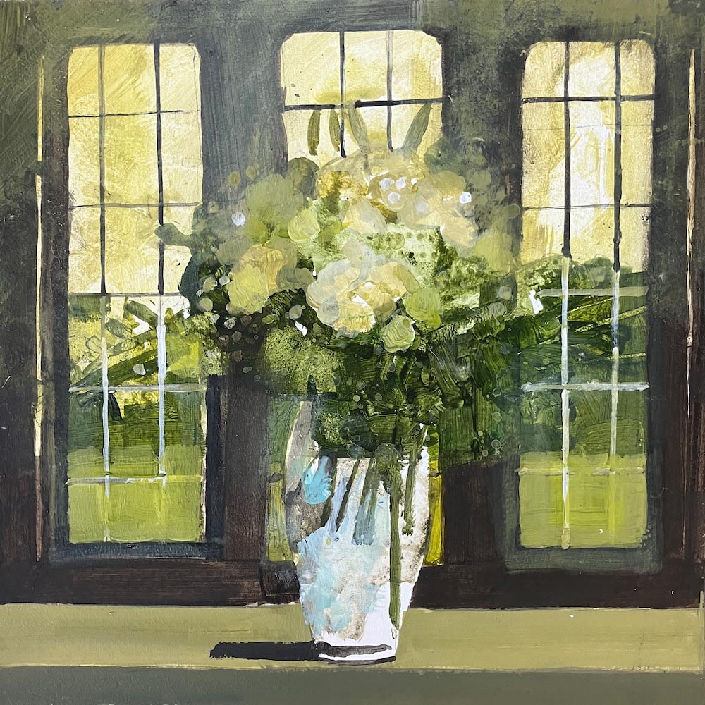 Floral bouquet in the Old green room