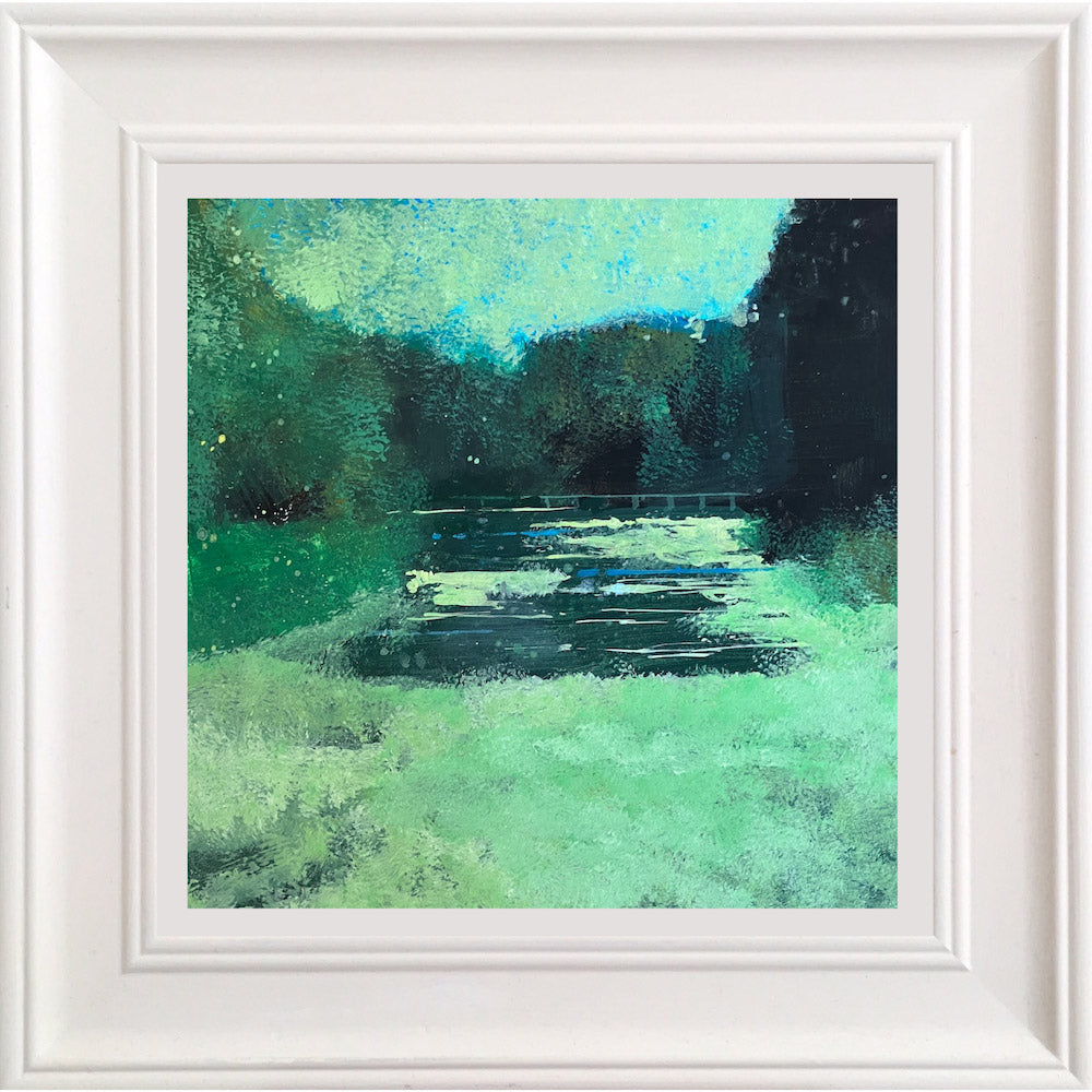 Towards the far end of the Lake 4.7.26 By Julian Sutherland-Beatson
