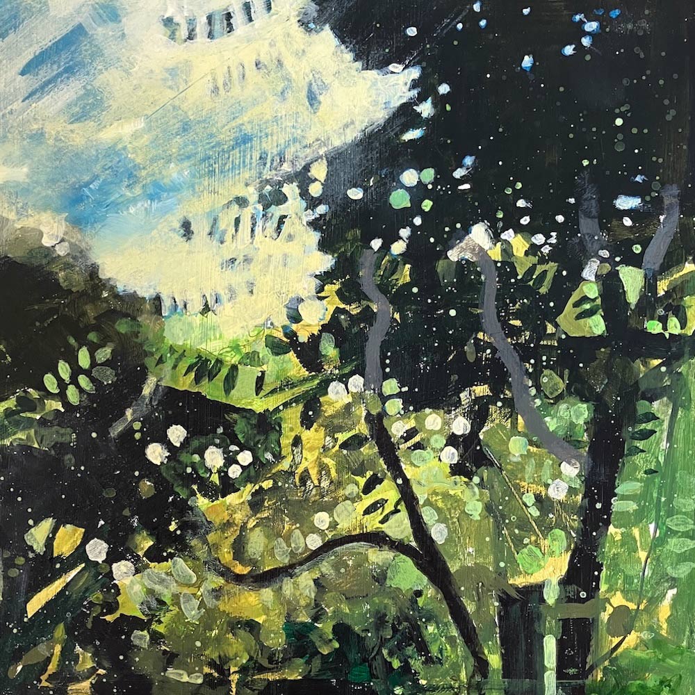 Foliage and tree outside the Auditorium 8.7.26 By Julian Sutherland-Beatson