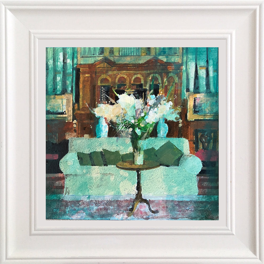Flower vase in the Organ Room 16.7.26 By Julian Sutherland-Beatson