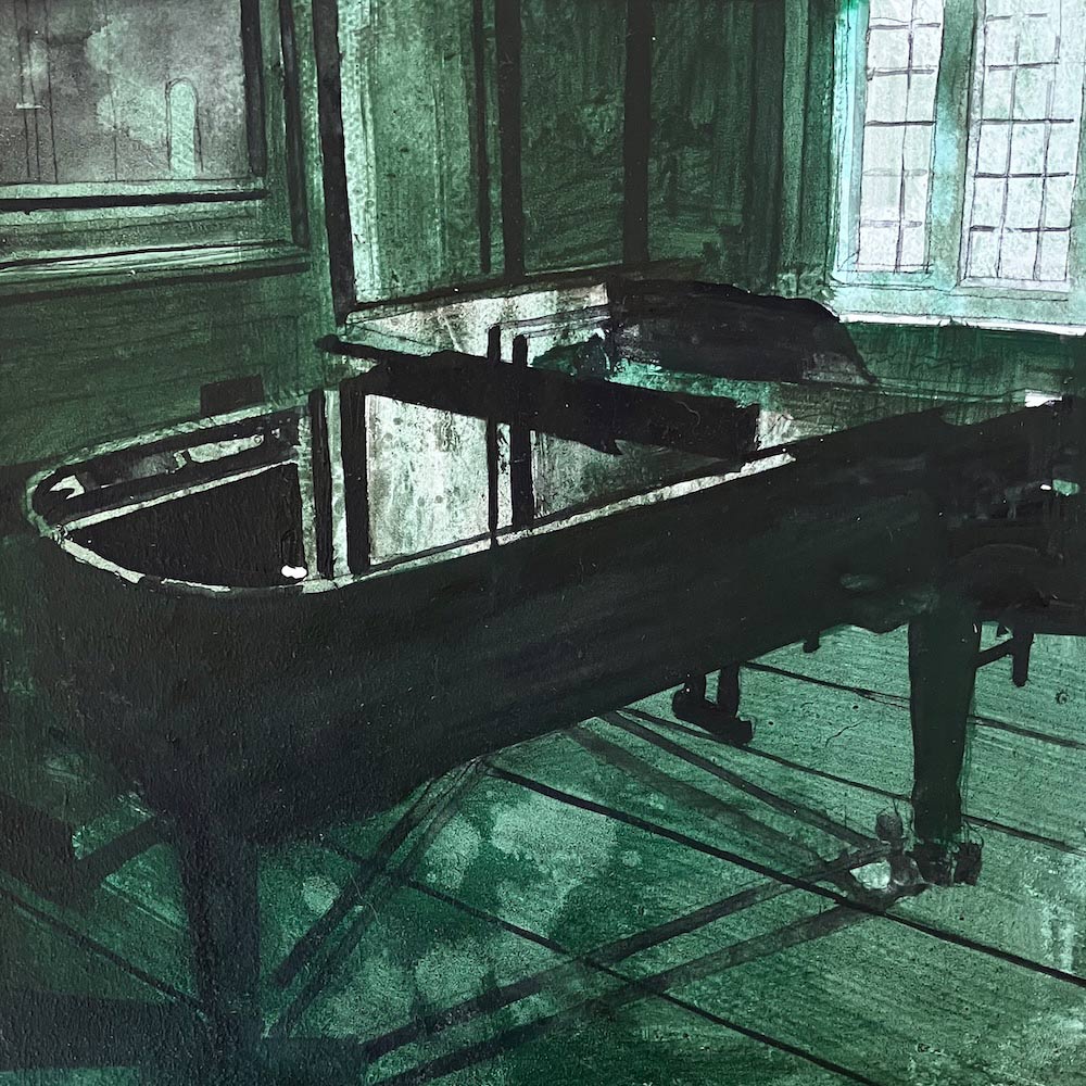 Piano in the Old Green Room (2) 20.7.26 By Julian Sutherland-Beatson