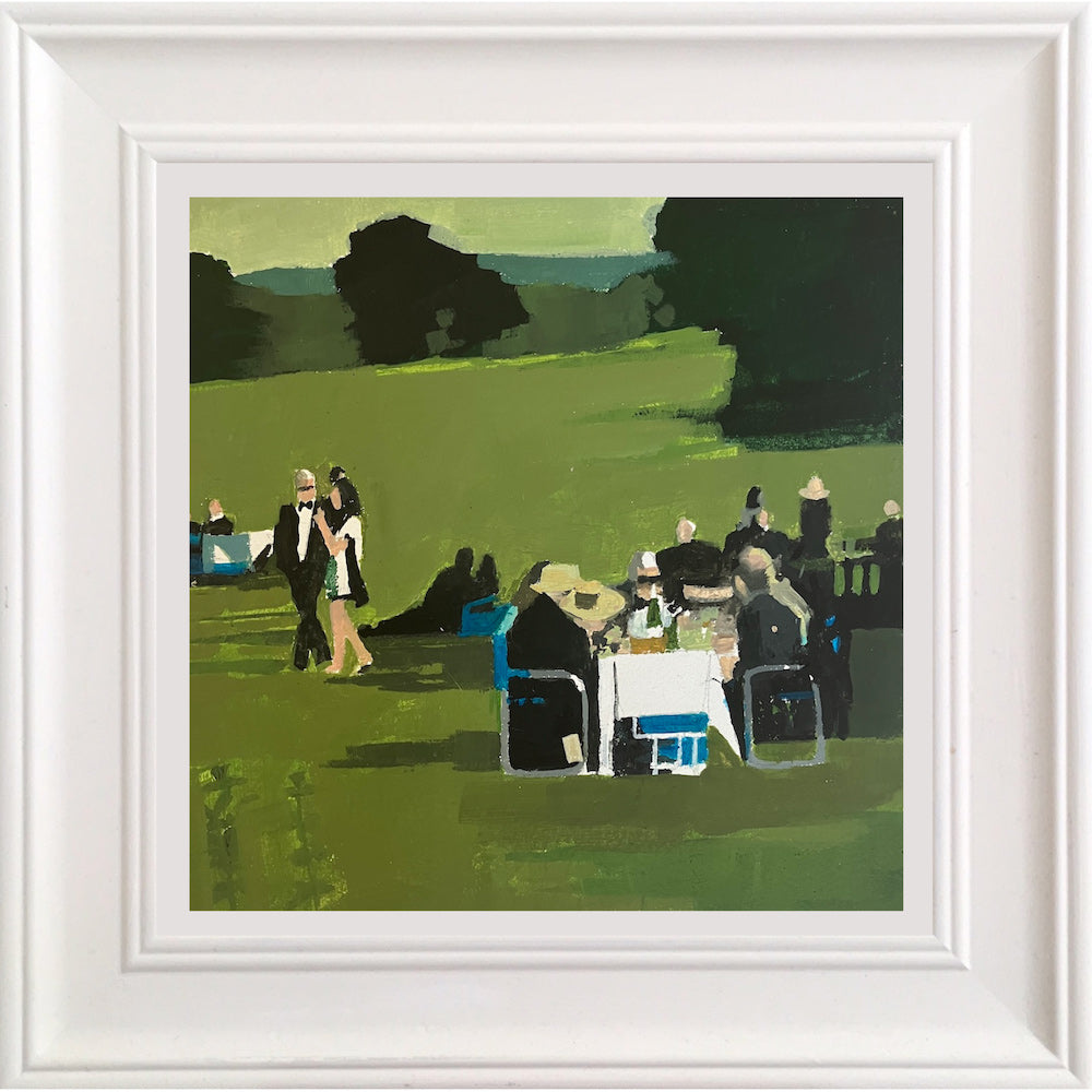 Picnic groups on the main lawn 2.8.26 By Julian Sutherland-Beatson