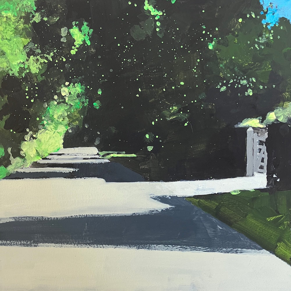 Country lane near Glyndebourne 19.8.26 By Julian Sutherland-Beatson