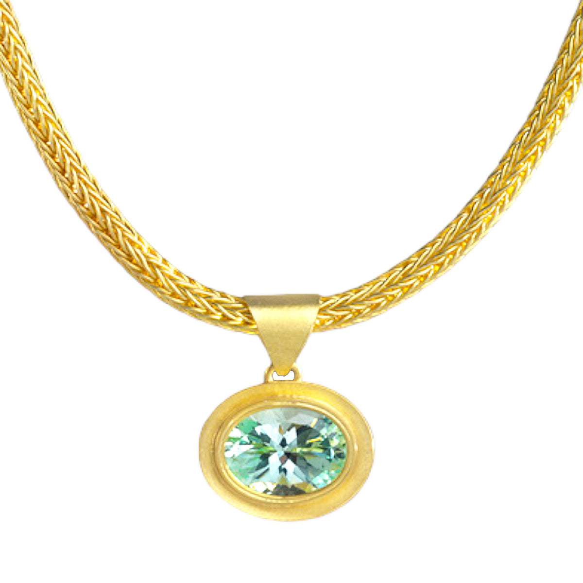 18 Carat Gold Etruscan Necklace & Pendant