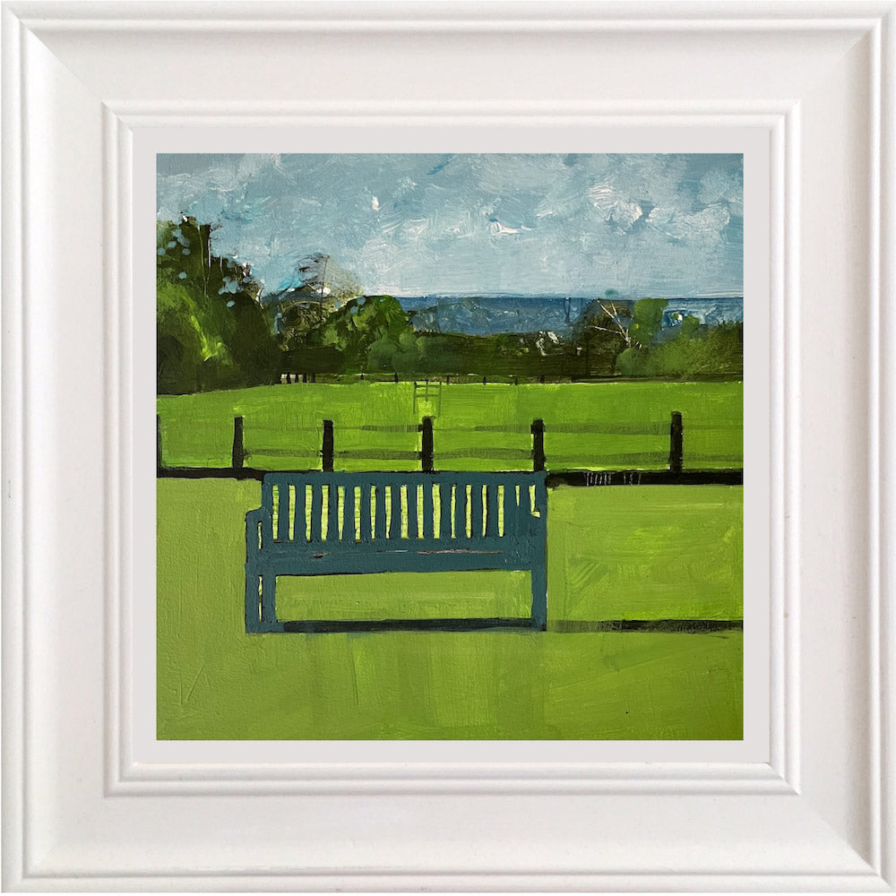 Bench with Downland beyond 2.6.25 By Julian Sutherland-Beatson