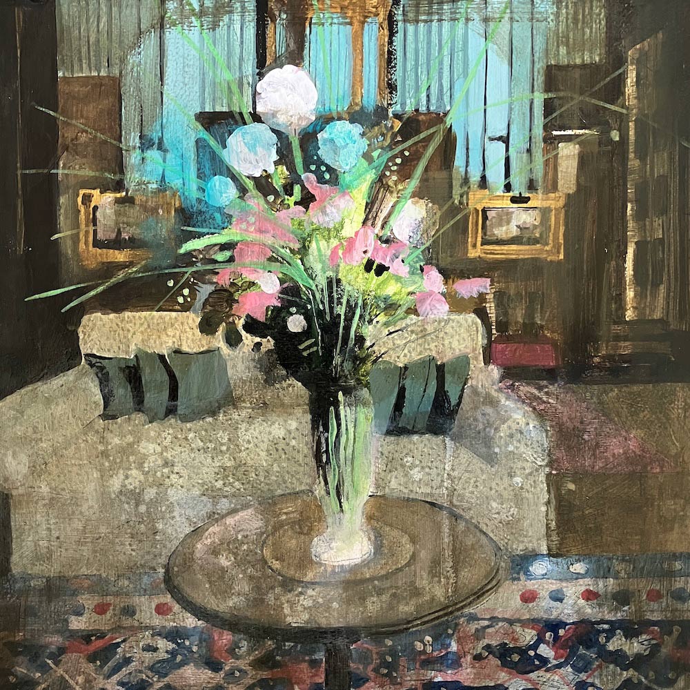 Floral Vase in the Organ Room 20.8.25 By Julian Sutherland-Beatson