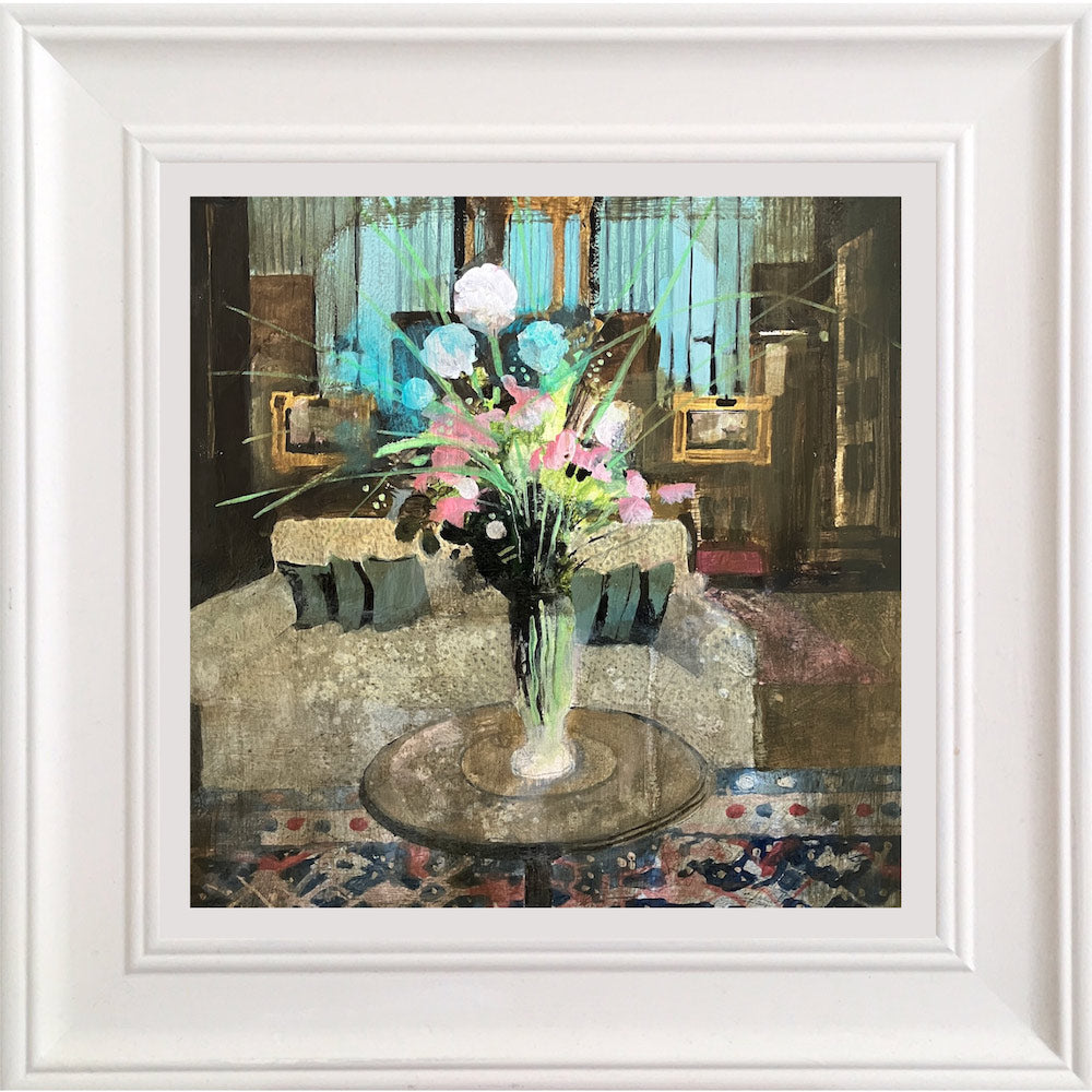 Floral Vase in the Organ Room 20.8.25 By Julian Sutherland-Beatson